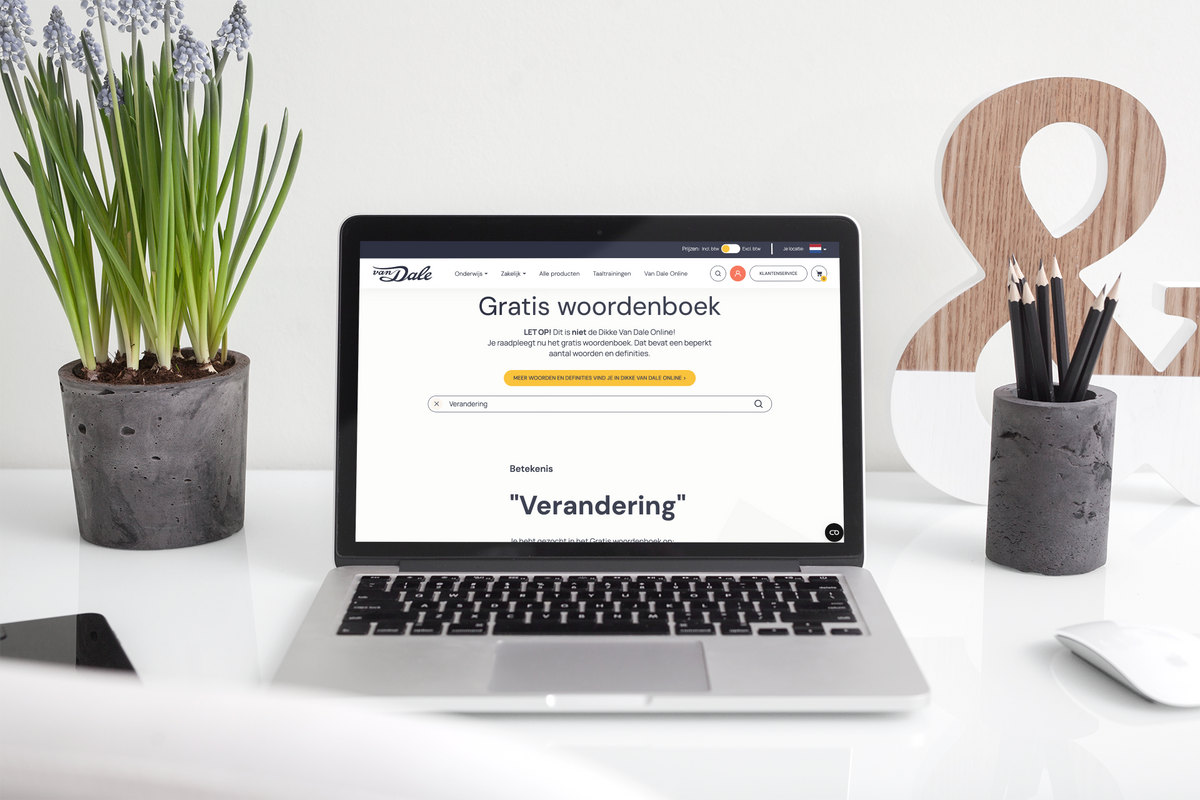 Gratis woordenboek Van Dale Uitgevers Gratis woordenboek Van Dale Uitgevers
